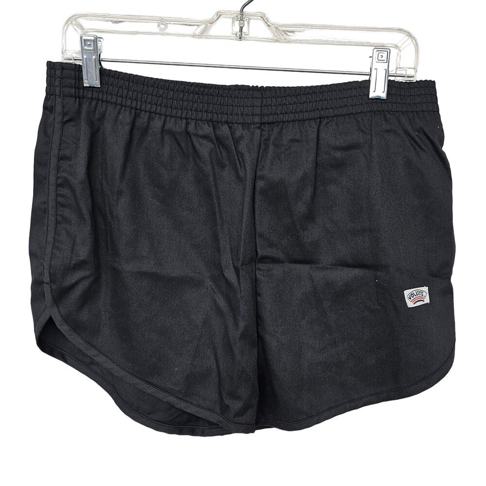 Vintage Volleys Dolphin Atletic Shorts Black Women's Size Large Gothic Sports